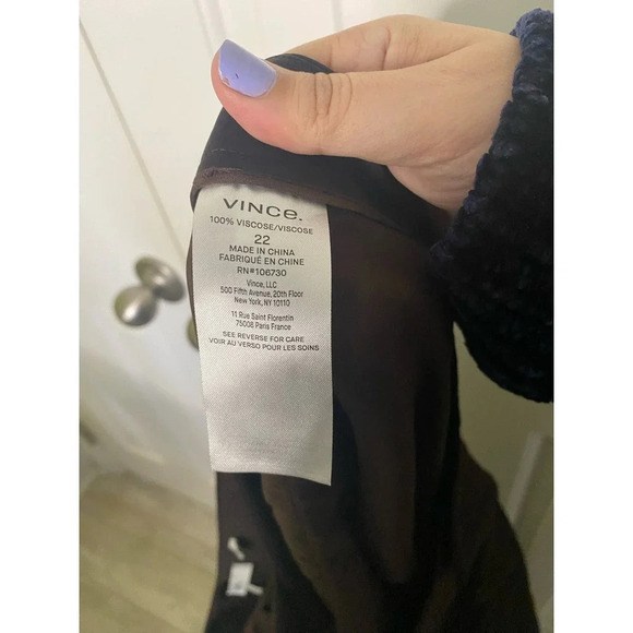 Vince Satin Pleat Pants Size 22 Plus - Picture 6 of 10